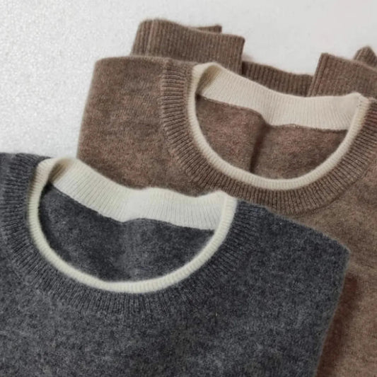 Pure Cashmere Round-Neck Sweater