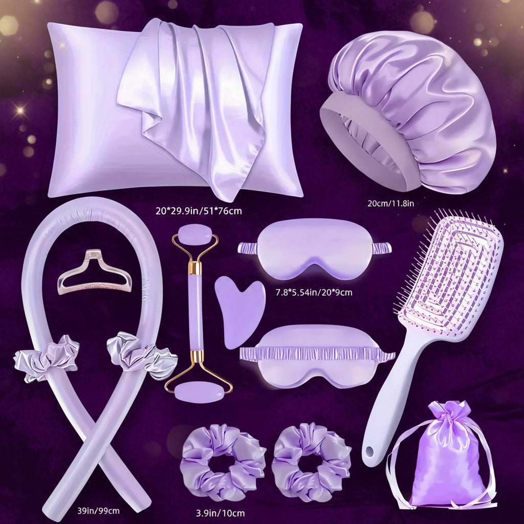 Silk Heatless Curling Set – 13PCS