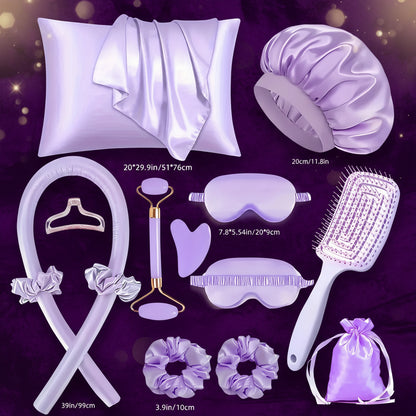 Silk Heatless Curling Set – 13PCS