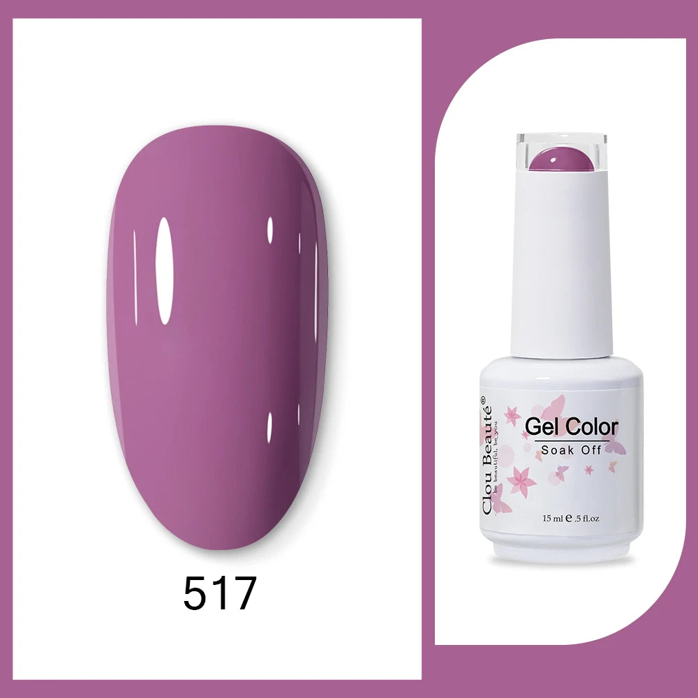 Clou Beaute Neon Gel Polish 15ml – Semi Permanent UV/LED