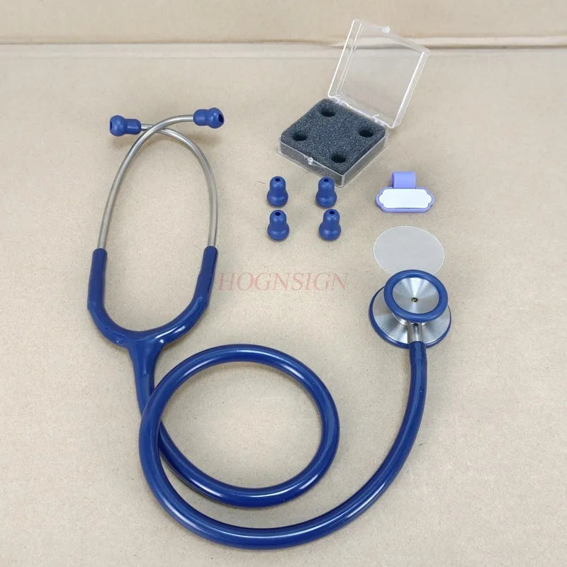 Stainless steel stethoscope double-sided doctor home professional multi-function fetal heart