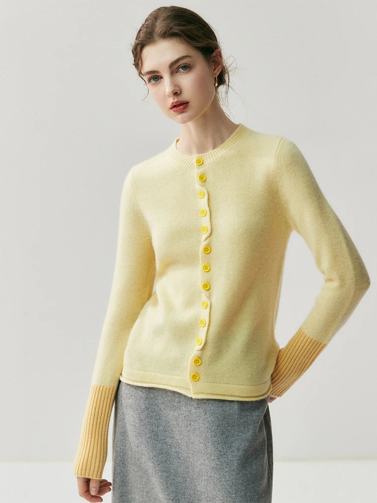 Cashmere Cardigan Round Neck – Autumn/Winter