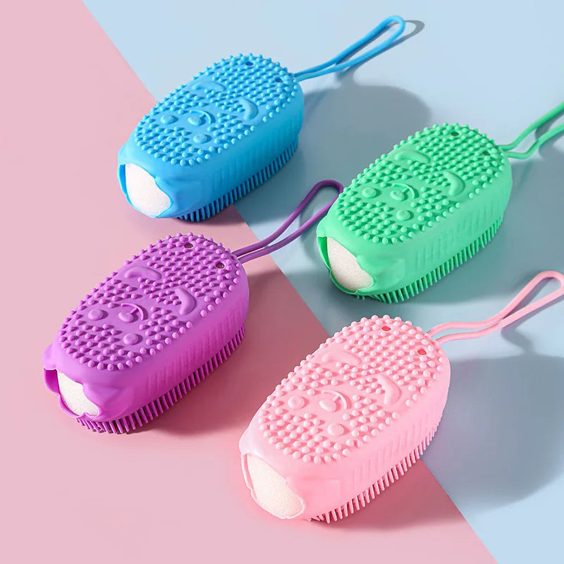 Silicone Foaming Bath Brush riazexpress