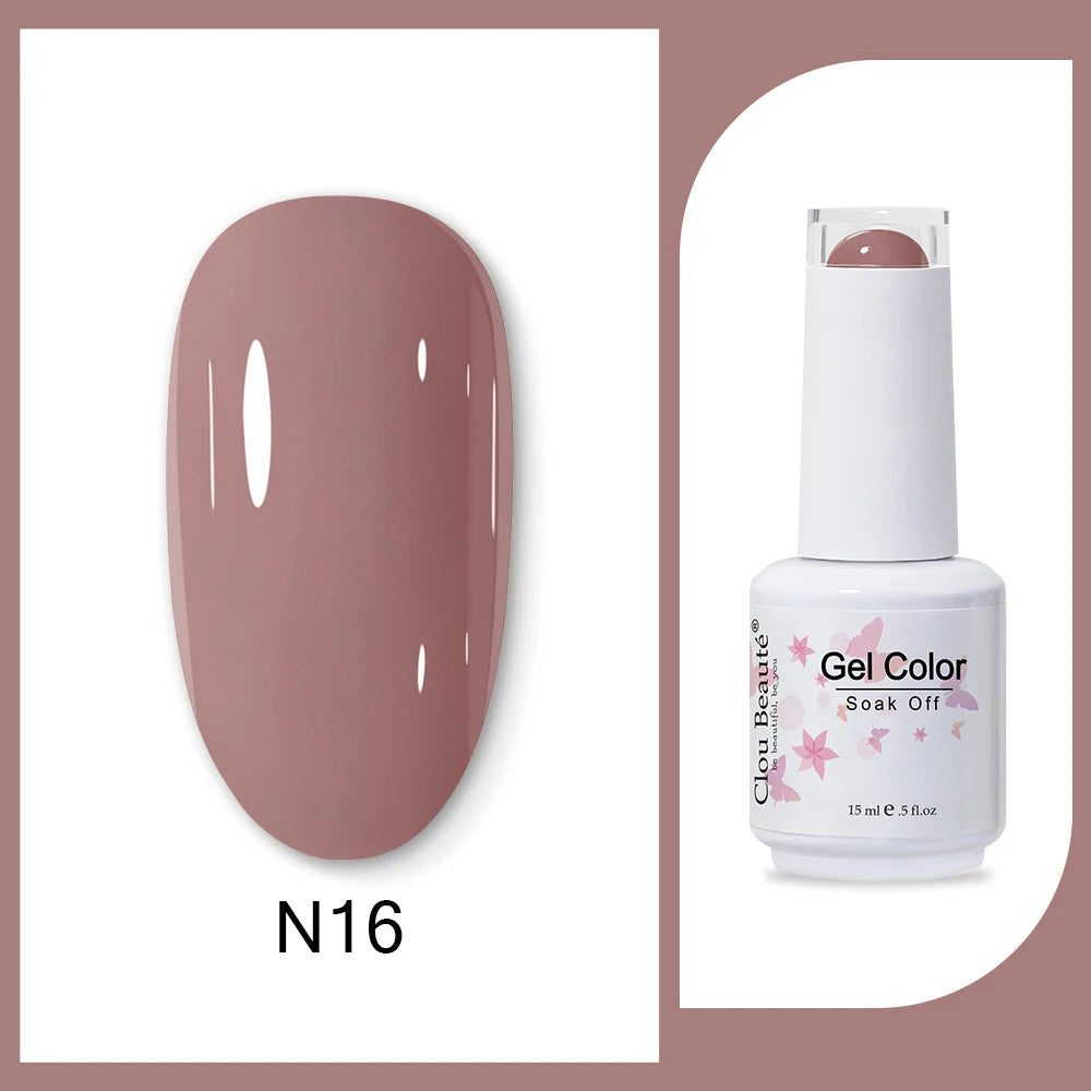 Clou Beaute Neon Gel Polish 15ml – Semi Permanent UV/LED
