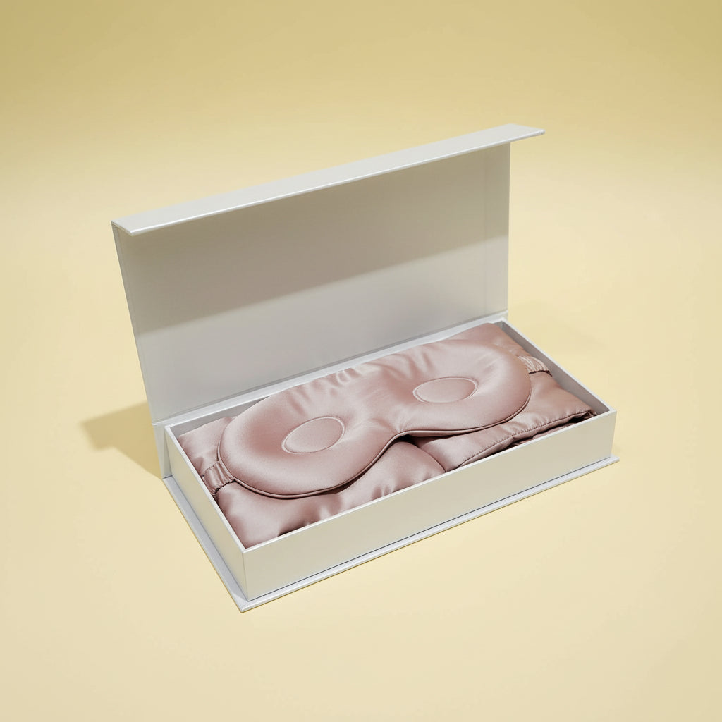22 Momme Silk Sleep Mask – 3D Contoured, No Pressure