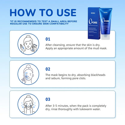 Blue Clay Pore Mask – AHA BHA PHA Blackhead Care 75ml