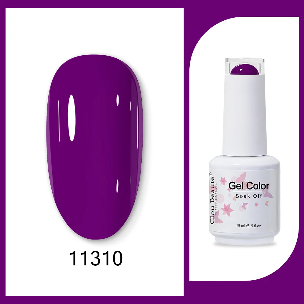 Clou Beaute Neon Gel Polish 15ml – Semi Permanent UV/LED