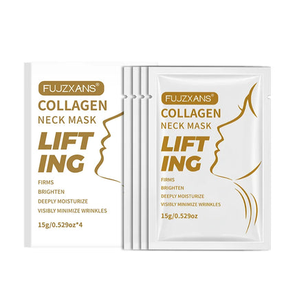 Overnight Collagen Neck Mask – 4 Pcs