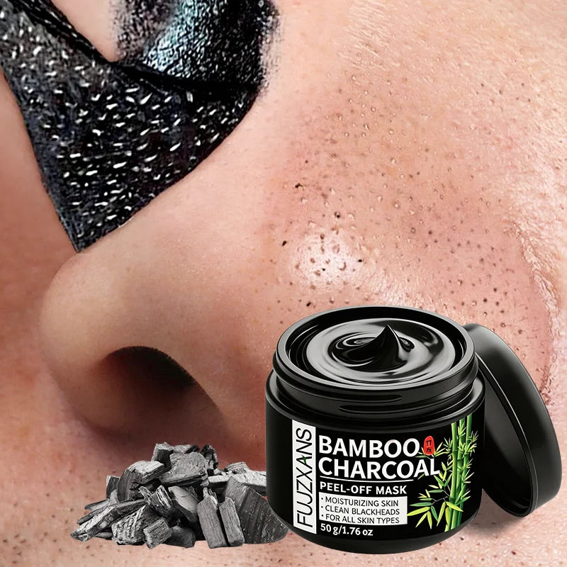 Bamboo charcoal peel-off mask – Glow Ritual Gift Set
