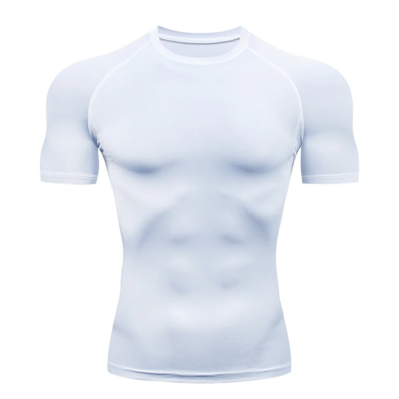 Running Compression T-shirt Short Sleeve Sport