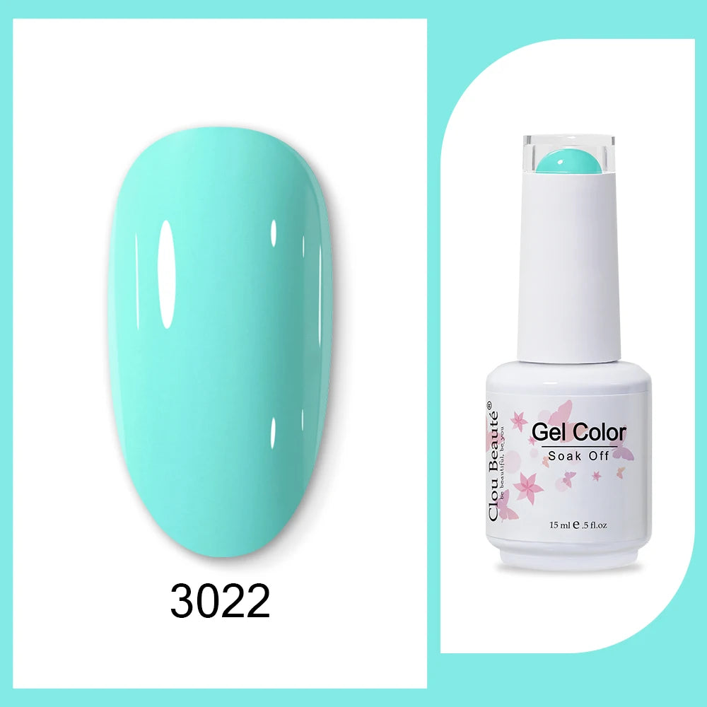 Clou Beaute Neon Gel Polish 15ml – Semi Permanent UV/LED