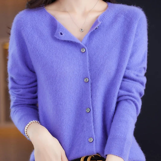 Merino Wool Cardigan – Women’s Chic Knitwear