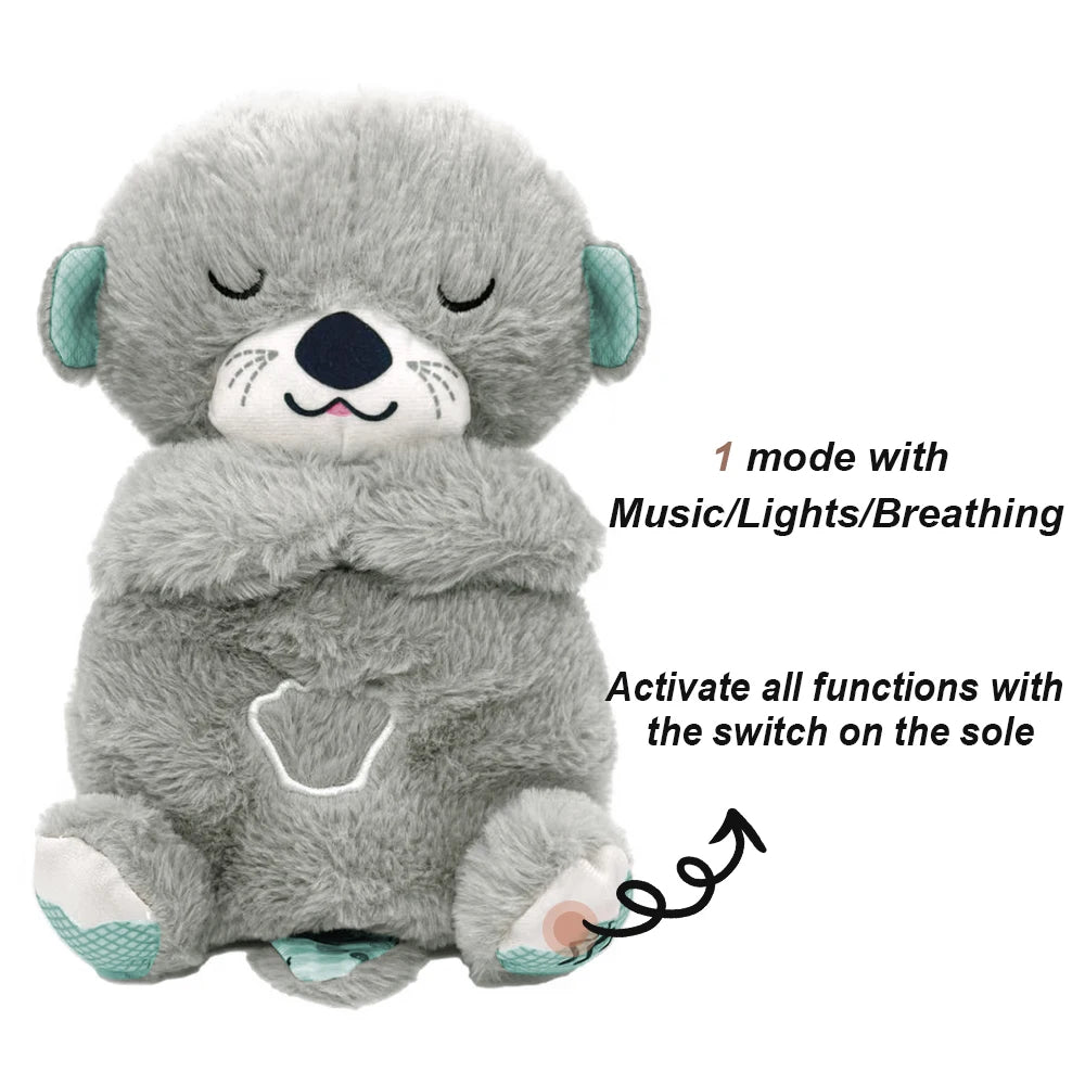 Breathing Bear Baby Soothing Otter Plush Toy The Perfect Sleep Companion for Your Little One