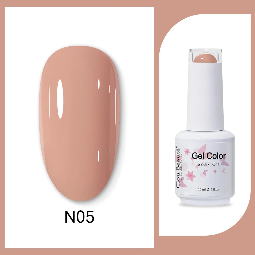Clou Beaute Neon Gel Polish 15ml – Semi Permanent UV/LED