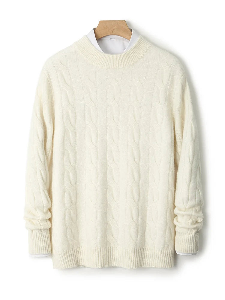 Men’s Wool Half-High Collar Sweater