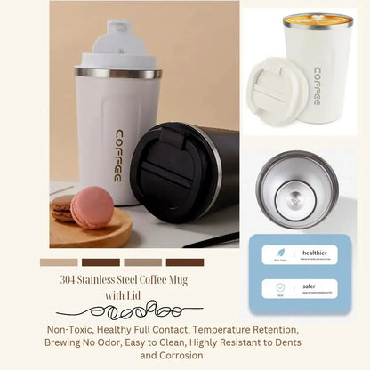 Cozy Gift Basket with Thermos, Humidifier & Handmade Soap
