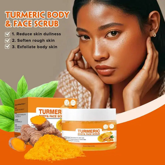 Turmeric Brightening Face Scrub riazexpress