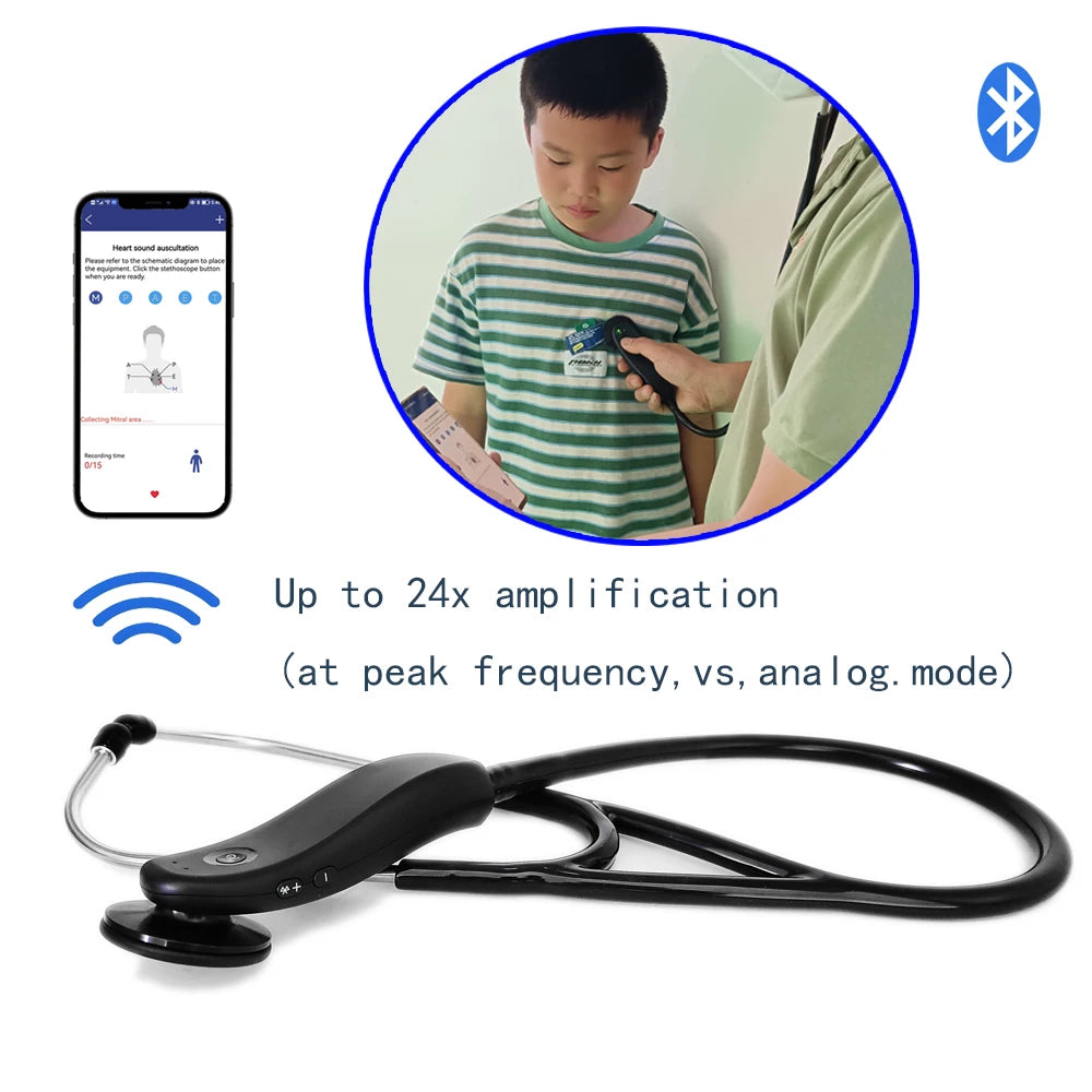 Laser customizable digital electronic stethoscope