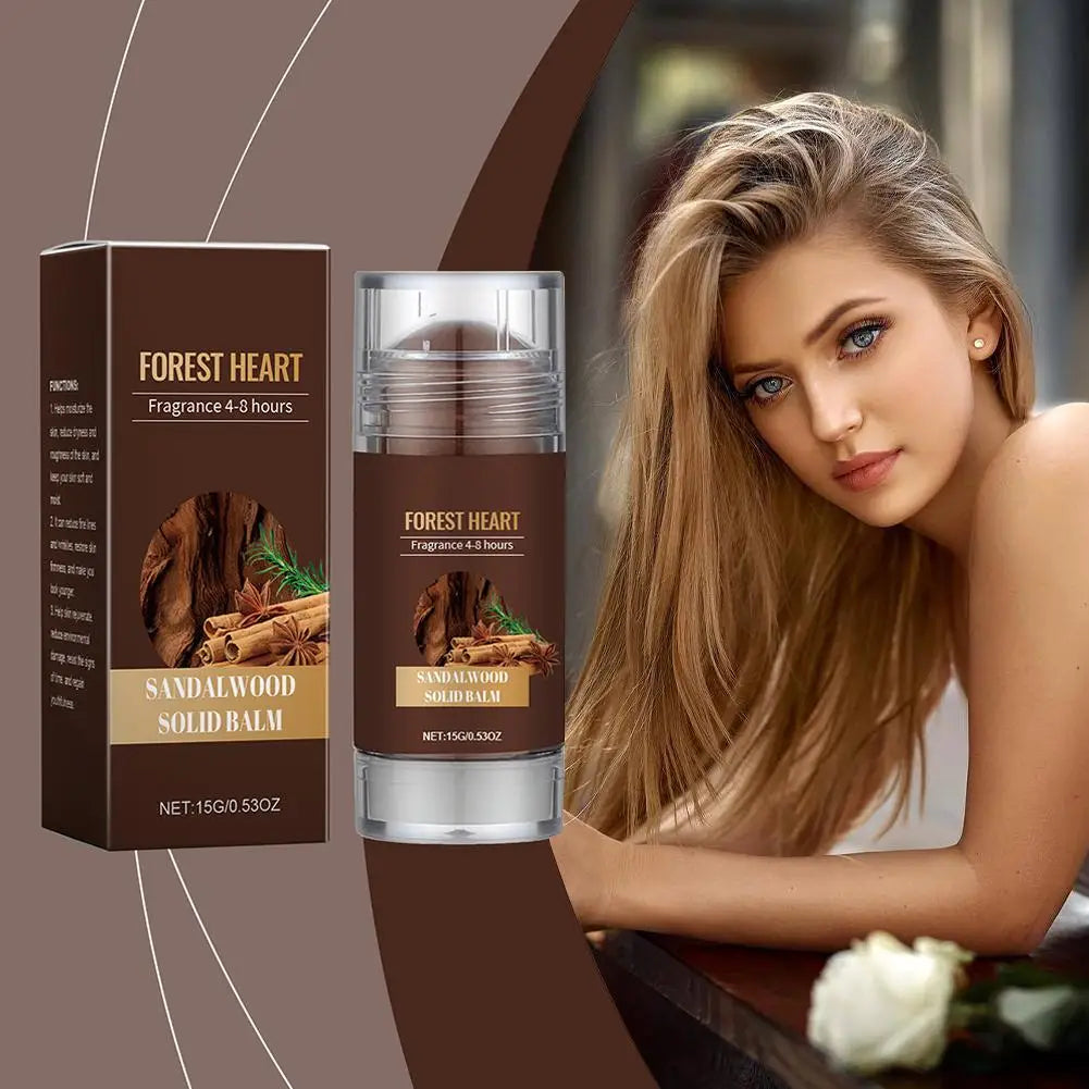 Sandalwood Solid Perfume Balm – Long-Lasting Natural Fragrance