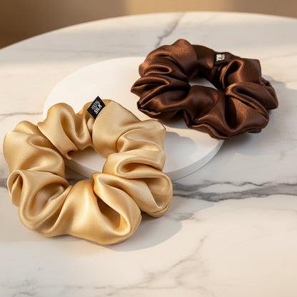 Silk Scrunchies – Gentle Hair Care