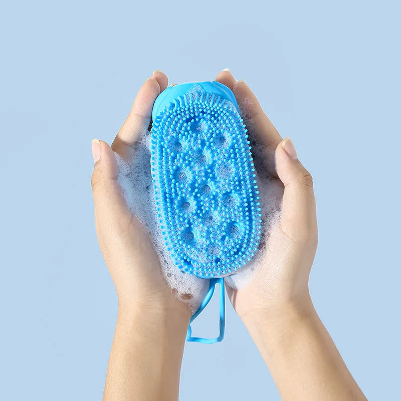 Silicone Foaming Bath Brush riazexpress