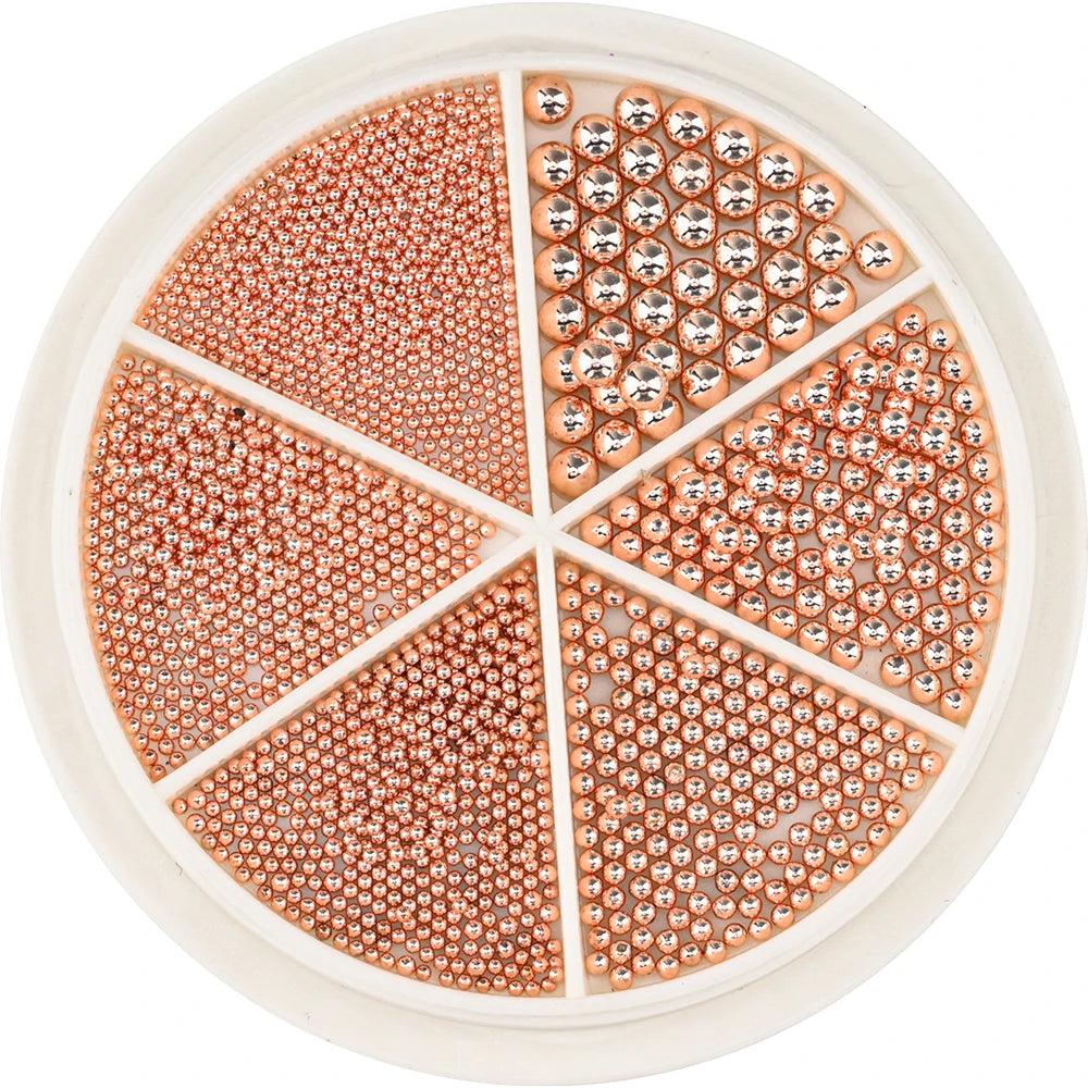 HotPress Caviar Nail Beads – Mixed Size Metallic Charms