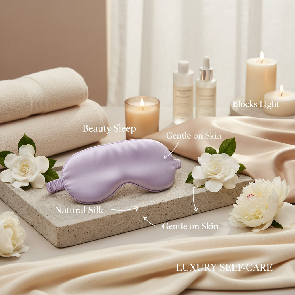 Masque de Sommeil 3D en Soie Naturelle