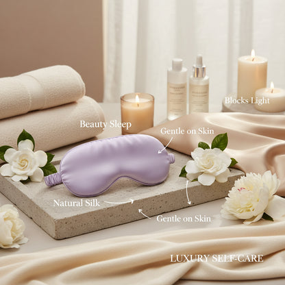 Masque de Sommeil 3D en Soie Naturelle