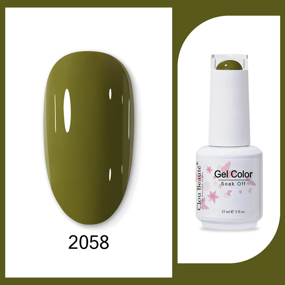 Clou Beaute Neon Gel Polish 15ml – Semi Permanent UV/LED