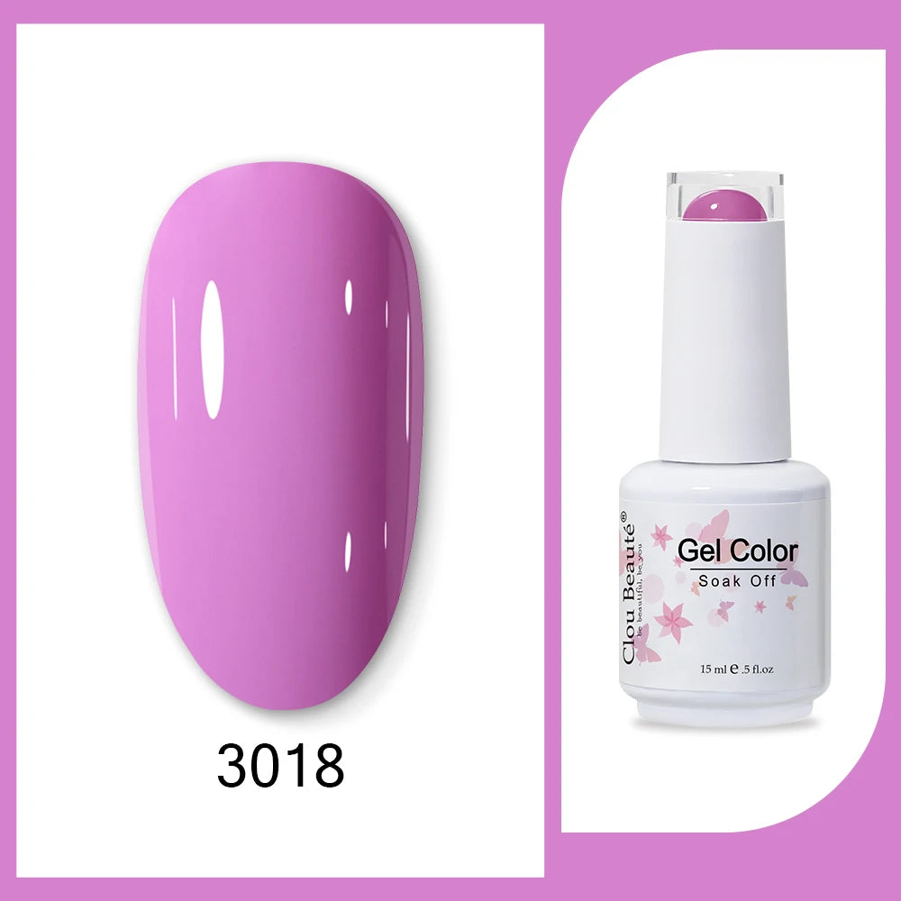 Clou Beaute Neon Gel Polish 15ml – Semi Permanent UV/LED