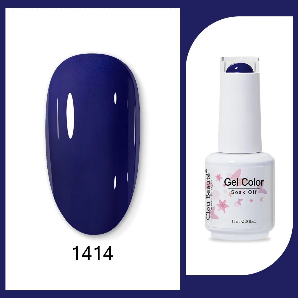 Clou Beaute Neon Gel Polish 15ml – Semi Permanent UV/LED