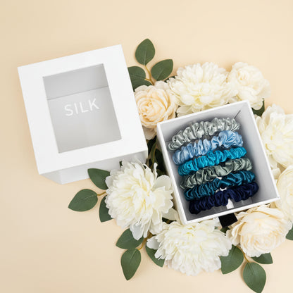 22 Momme Silk Scrunchie Set – OEKO-TEX Certified