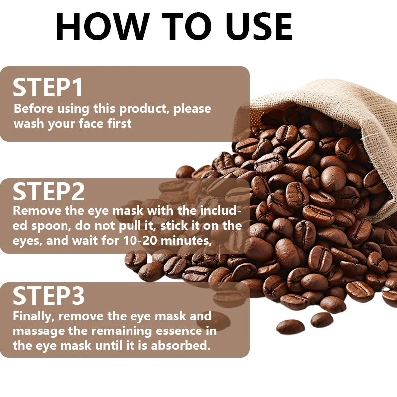 Patchs yeux éclat à la caféine et niacinamide, 60 pièces – vue 6