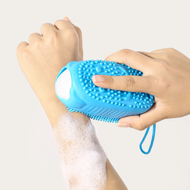 Silicone Foaming Bath Brush riazexpress