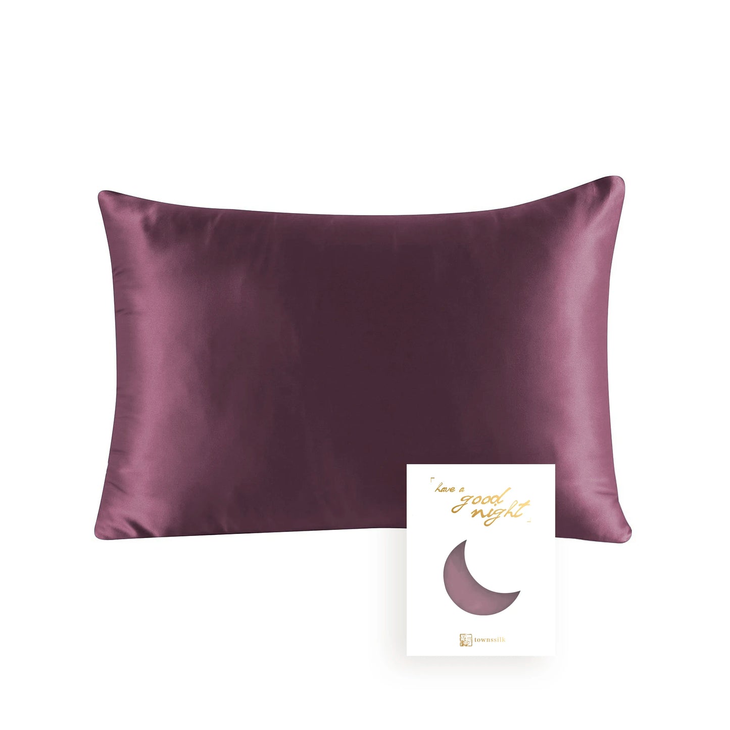 22 Momme Silk & Tencel Pillowcase with Hidden Zipper