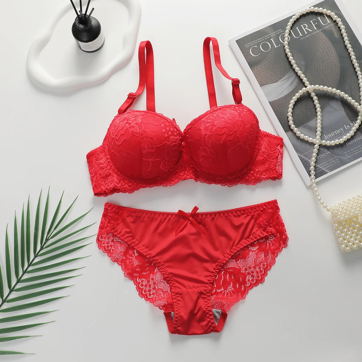 2-Piece Sexy Multi-Color Lingerie Set
