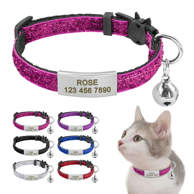 Stylish Nylon Pet ID Collars