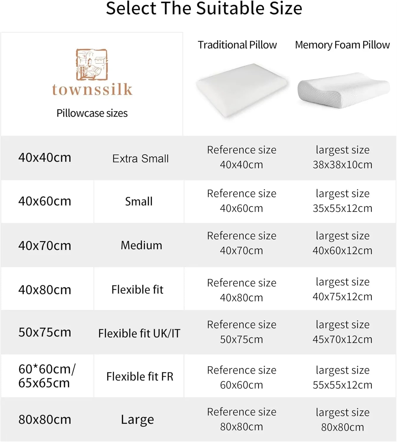 22 Momme Silk & Tencel Pillowcase with Hidden Zipper