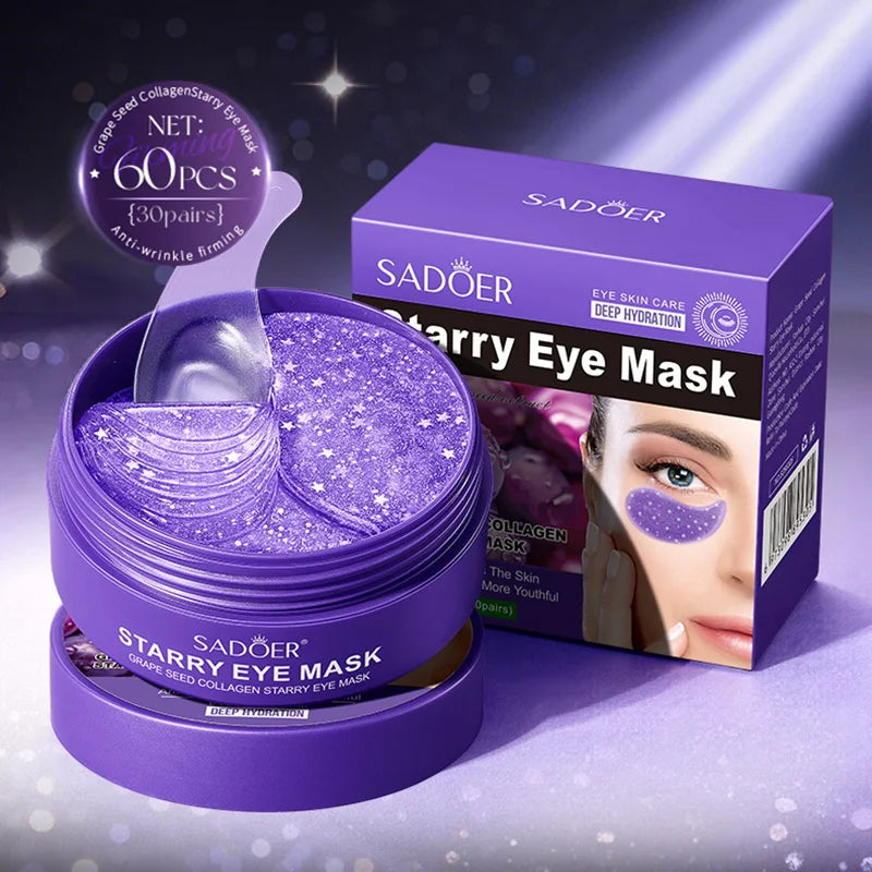 Patchs yeux au collagène cristal et raisin