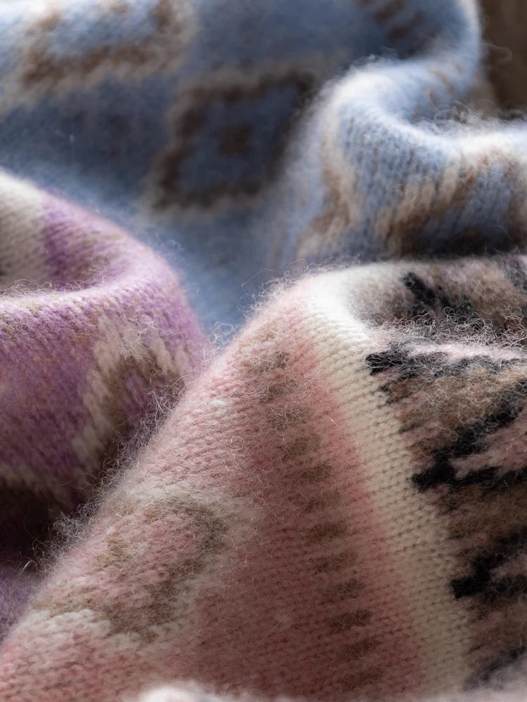 Cashmere Fair Isle Jacquard Jumper – Vintage Style