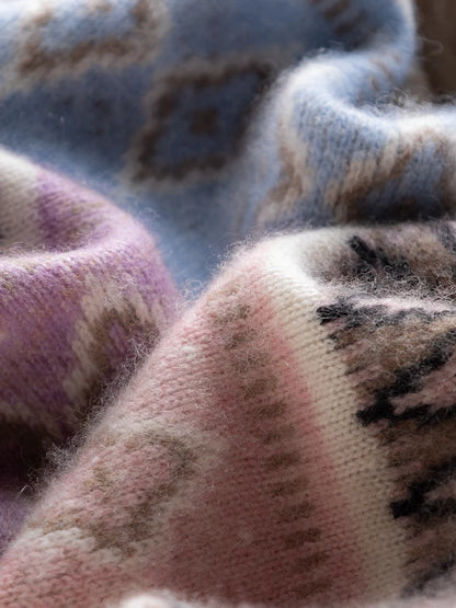 Cashmere Fair Isle Jacquard Jumper – Vintage Style