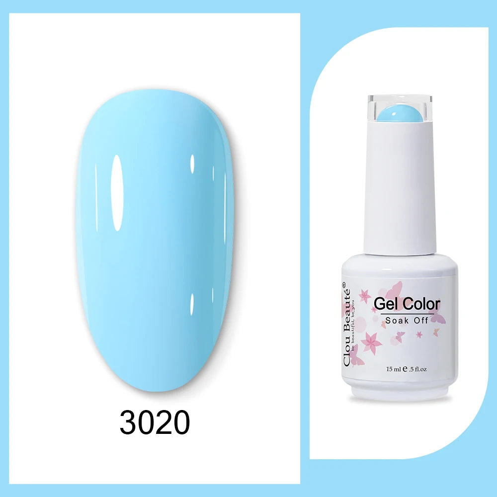 Clou Beaute Neon Gel Polish 15ml – Semi Permanent UV/LED