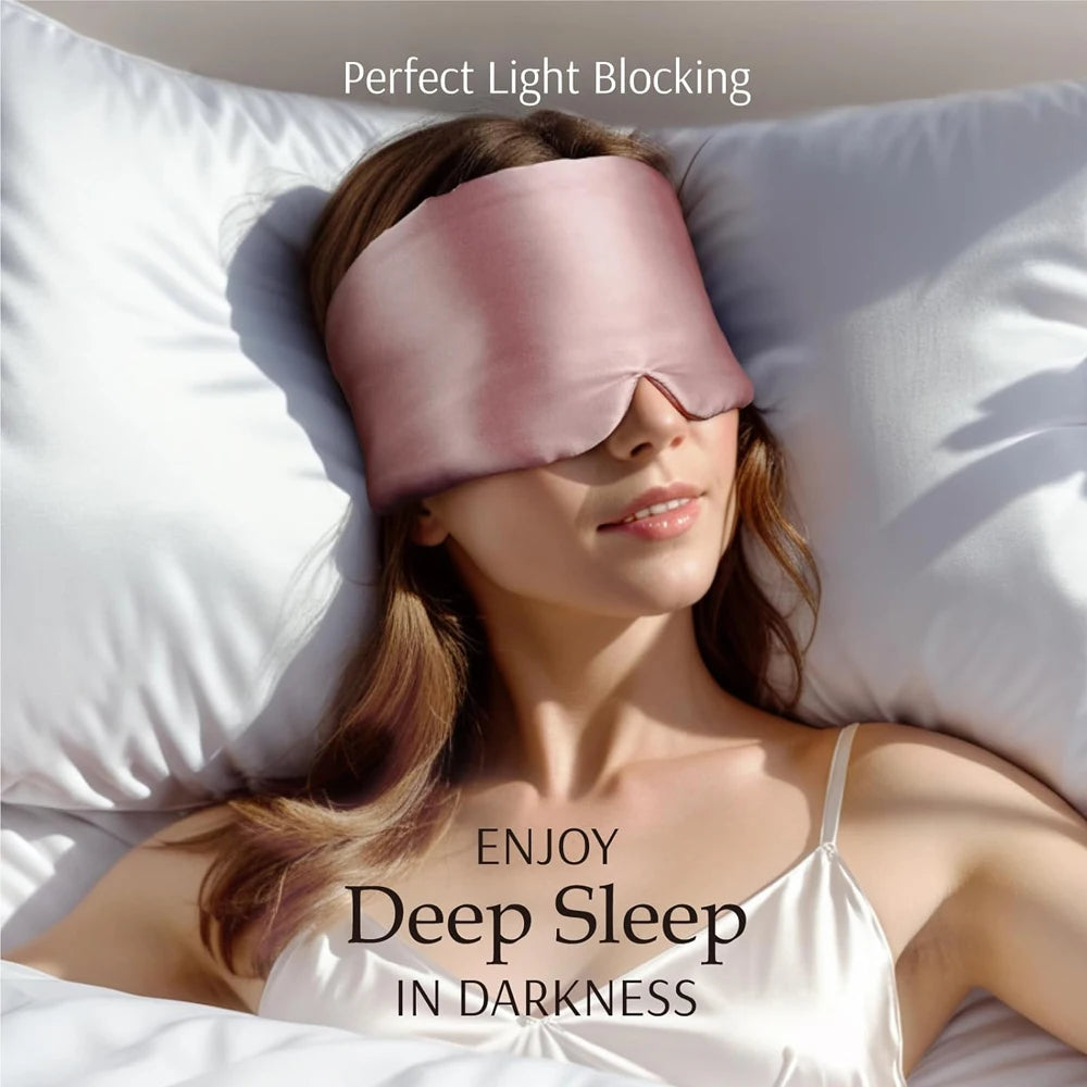 Masque de Sommeil en Soie de Mûrier 100 %