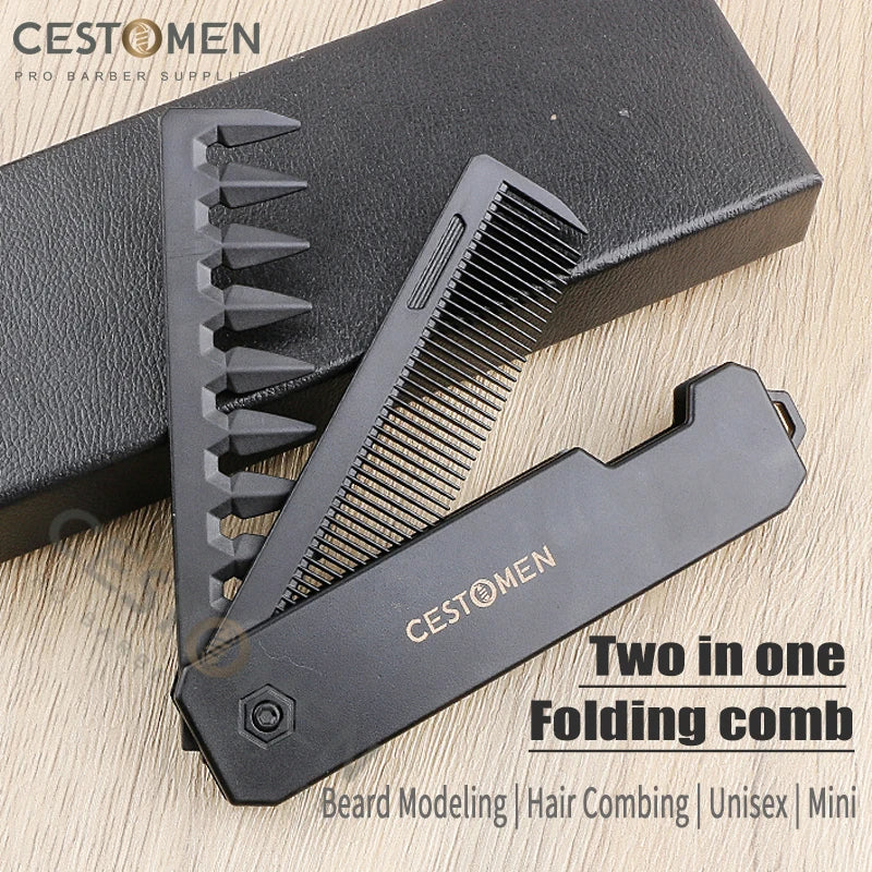 3-in-1 Pocket Folding Comb Set