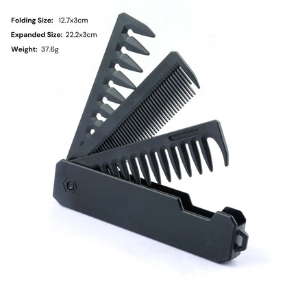 3-in-1 Pocket Folding Comb Set