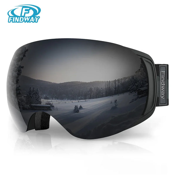 Ski Goggles - Replaceable Lens & Anti-Fog