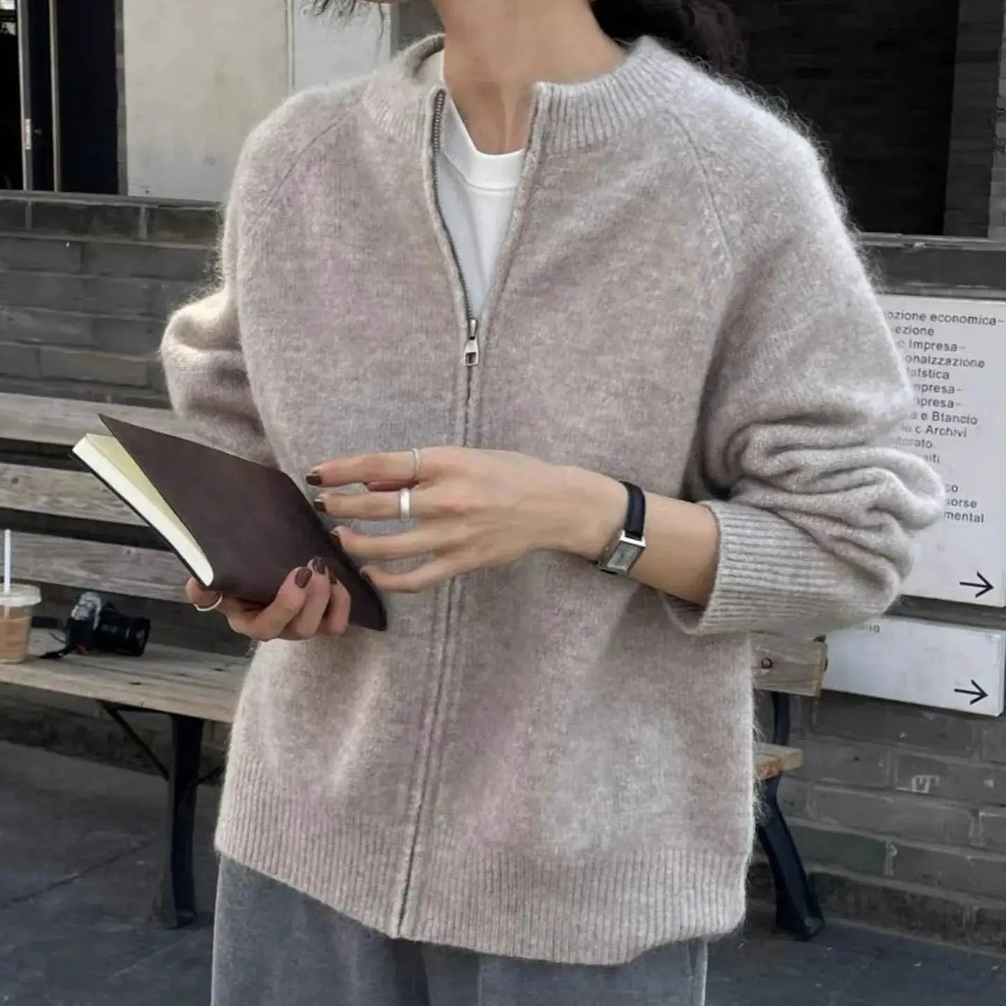 Cashmere Zipper Cardigan – Autumn Edition