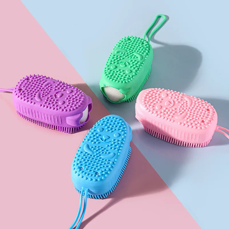 Silicone Foaming Bath Brush riazexpress