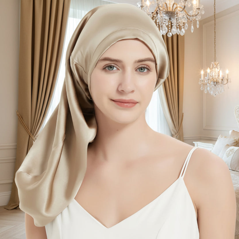 Birdtree 100% Silk Bonnet 60cm