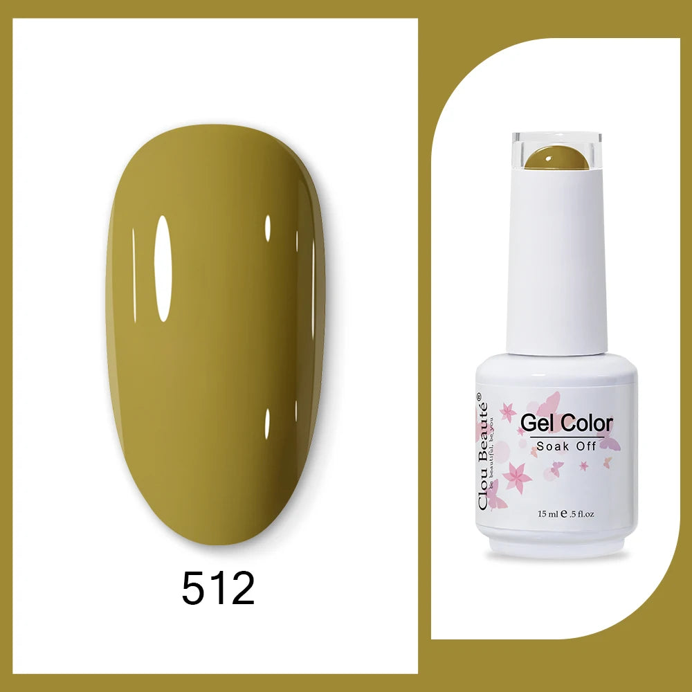 Clou Beaute Neon Gel Polish 15ml – Semi Permanent UV/LED